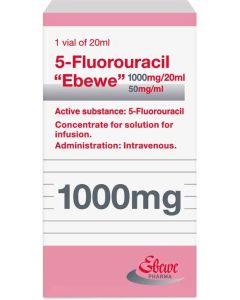 Fluorouracilo 1000mg/20ml - 1 Vial Solución Inyectable