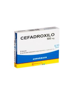 Cefadroxilo 500mg - 8 Cápsulas