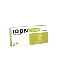 Idon - 30mg Domperidona - 5 Unidades Supositorio Pediátrico