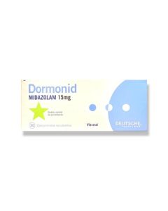 Dormonid - 15mg Midazolam - 30 Comprimidos Recubiertos