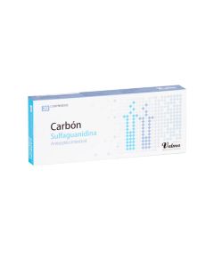 Carbón Sulfaguanidina  - 20 Comprimidos