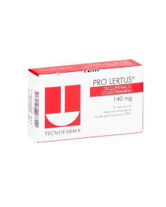 Pro Lertus - 140mg Diclofenaco - 10 Cápsulas De Liberación Prolongada