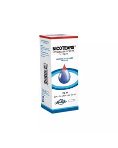 Nicotears Hipromelosa , Dextran 0.3% - 0.1%. 20Ml