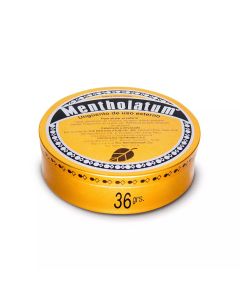 Mentholatum Mentol , Alcanfor 1,350g - 9g - 0,334g - 0,083g - 0,083g. 36Gr
