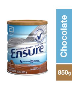 Ensure Chocolate - 850gr Alimento Polvo para Régimenes Especiales de Uso Médico