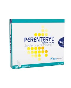 Perenteryl - 250mg Saccharomyces Boulardii - 10 Cápsulas