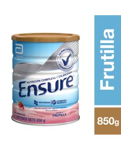 Ensure Frutilla - 850gr Alimento Polvo para Régimenes Especiales de Uso Médico