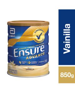 Ensure Advance Vainilla - 850gr Alimento Polvo para Régimenes Especiales de Uso Médico
