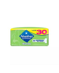 Nosotras - 30 Unidades Protectores Diarios Normal