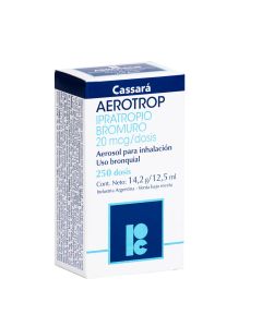 Aerotrop - 20mcg/dosis Ipratropio Bromuro - 250 dosis Aerosol para Inhalación