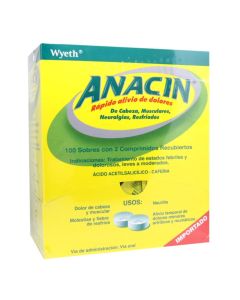 Anacin - 2 Comprimidos Recubiertos