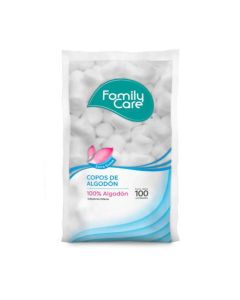 Family Care - 100 Copos de Algodón