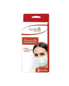 Family Set - 3 Mascarillas Desechables