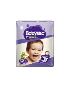Babysec Premiun Xg - 16 Pañales