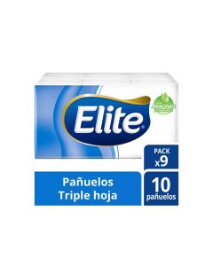 Elite - Pack 9 Paquetes de 10 Pañuelos Pañuelos Desechables