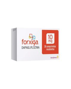 Forxiga - 10mg Dapagliflozina - 28 Comprimidos Recubiertos