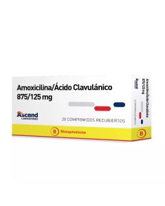 Amoxicilina + Ácido Clavulánico - 20 Comprimidos Recubiertos