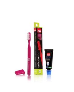 PHB - 1 Cepillo de Dientes Orthodontic + Mini Pasta Dental 