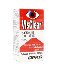 Visclear - 0,012% Nafazolina - 15ml Solución Oftálmica  