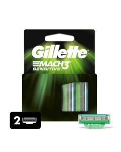 Gillette Mach3 Sensitive - 2 Unidades Repuesto Máquina de Afeitar