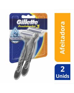Gillette Prestobarba 3 Hombre - 2 Unidades Máquina de Afeitar