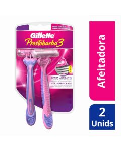 Gillette Prestobarba 3 Mujer - 2 Unidades Máquina de Afeitar