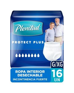 Plenitud Protect Plus - 16 Ropa Interior Desechable talla G/XG
