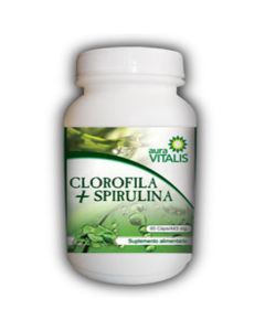 Clorofila + Spirulina - 60 Cápsulas