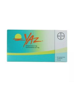 Yaz Drospirenona , Etinilestradiol 3mg - 0,02mg 28 Comprimidos