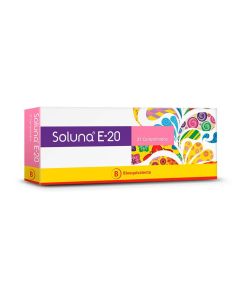Soluna E-20 Desogestrel, Etinilestradiol 0,15mg/ 0,02mg 21 Comprimidos