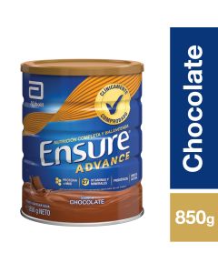 Ensure Advance Chocolate - 850gr Alimento Polvo para Régimenes Especiales de Uso Médico