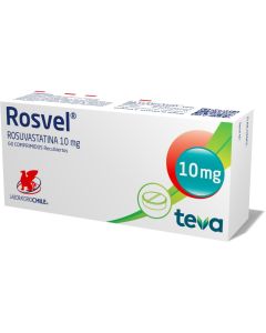 Rosvel - 10mg Rosuvastatina - 60 Comprimidos Recubiertos