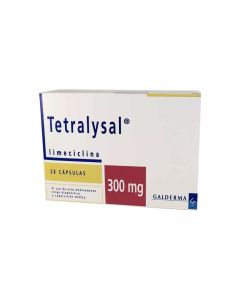 Tetralysal - 300mg Limeciclina - 28 Cápsulas