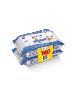 Simonds Gloss - Pack 2 x 80 Toallitas Húmedas