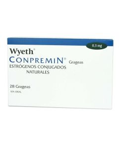 Conpremin - 0,3mg Estrógenos Conjugados Naturales - 28 Grageas