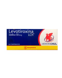 Levotiroxina Sódica 50mcg - 56 Comprimidos