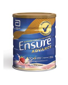 Ensure Advance Frutilla-Platano - 850gr Alimento Polvo para Régimenes Especiales de Uso Médico