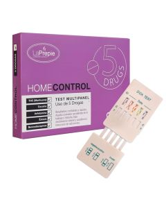 Home Control 5 Drugs- 1 Test Multipanel 5 Drogas