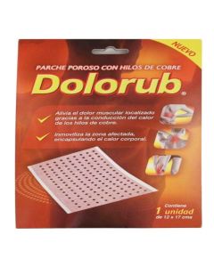 Dolorub - 1 Parche Poroso con Hilos de Cobre