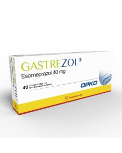 Gastrezol - 40mg Esomeprazol - 40 Comprimidos con Recubrimiento Entérico