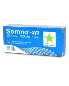 Somno-Xr Zolpidem 12,5mg 30 Comprimidos Recubiertos De L. P.