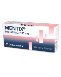 Mentix - 100mg Modafinilo - 30 Comprimidos