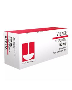 Vilzer - 50mg Vildagliptina - 60 Comprimidos
