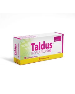 Taldus - 5mg Tadalafilo - 30 Comprimidos Recubiertos