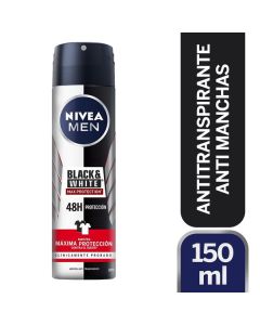 Nivea Men Black&White - 150ml Antitranspirante Spray
