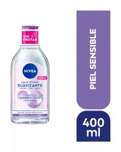 Nivea - 400ml Agua Micelar Suavizante 3 en 1 Piel Sensible