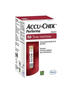Accu-Chek Performa - 50 Tiras Reactivas para Medición de Glucosa