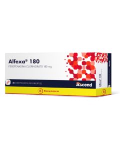 Alfexa - 180mg Fexofenadina - 30 Comprimidos Recubiertos