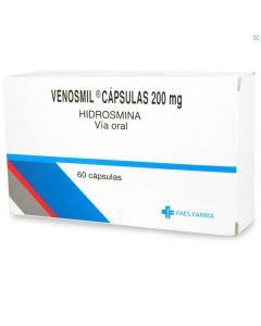 Venosmil - 200mg Hidrosmina - 60 Cápsulas