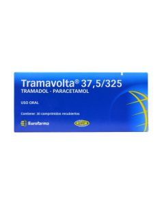 Tramavolta 37,5mg/325mg - 30 Comprimidos Recubiertos